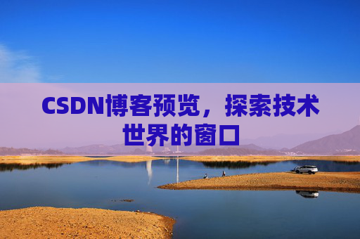 CSDN博客预览,探索技术世界的窗口